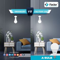 Ordinary or LED lights? Which light would you choose to brighten your space?

Order now at  www.factorled.pk or 📞 +92 330 2525290 | +92 322 8256205

#FactorLEDpk #LEDlights #LEDbulbs #OutdoorLighting #IndoorLighting #HomeLighting #FactoryLighting #WarehouseLighting Interior Design Ads, Fb Post Design, Clever Ads, Commercial Lighting Design, Unique Lights, Ads Social Media, Philips Lighting, Light Post, Ads Creative Advertising Ideas