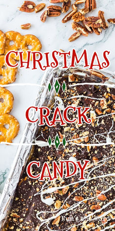 This chocolate pecan pretzel crack has simple ingredients that become the most delicious snack dessert you will make in your kitchen today. #chocolatepecanpretzelcrack #christmascrack #christmascrackrecipe #recipeforchristmascrack #christmascrackrecipes #recipechristmascrack #christmascrackcandy #christmascrackwithpretzels #christmascrackrecipewithpretzels #numstheword #christamscrackpretzels #pretzelchristmascrack #christmaspretzelcrack Dessert Cravings, Christmas Candies, Pinterest Christmas, Popular Desserts, Chocolate Pecan, Lemonade Recipes, Favorite Comfort Food, Amazing Recipes