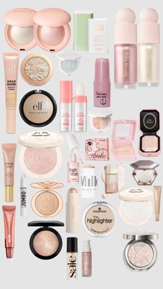 Pink Girly Things, Body Makeup, Lashes Makeup, Cute Makeup, Makeup Collection