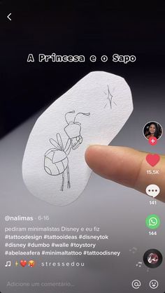 someone is drawing on their finger with the app