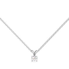 This brilliant 14K white gold necklace features a dazzling 1/3 ct. tw. round diamond. 18 inch 14K white gold rope chain Nice Bracelets, Diamond Solitaire Pendant, Helzberg Diamonds, White Gold Necklace, White Gold Solitaire, Gold Rope Chains, Diamond Fashion Rings, Solitaire Pendant Necklace, Diamond Solitaire Necklace