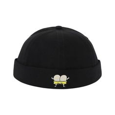 Docker Hat "Fairy" | TENSHI™ Trendy Adjustable Beanie Cap, Trendy Black Cloche Hat For Winter, Casual Black Mini Beanie Hat, Casual Adjustable Mini Hats For Winter, Casual Black Beret For Winter, Casual Winter Cloche Hat, Winter Casual Cloche Hat, Trendy Black Mini Hat For Winter, Spring Beanie Cap