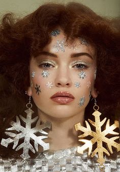 Xmas Makeup, Jamie Nelson, 60s Makeup, 70s Makeup, Illustration Photo