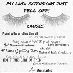 My lash extensions fell off!! This is something that can happen for so many reasons!  #lashes #lashextensions #workout #newdiet #makeup #concealer #utahcounty #americanfork #utah #utahlashes Hair Salon Interior Design, Applying False Lashes, Applying False Eyelashes, Applying Eye Makeup, Diy Eyelash Extensions, Eyelash Extensions Styles