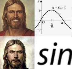 three pictures with the words sin and an image of jesus