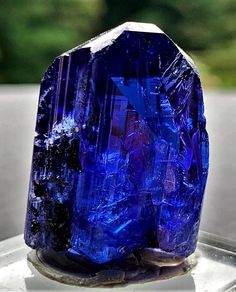 Arte Glitter, Tanzanite Crystal, Blue Rock