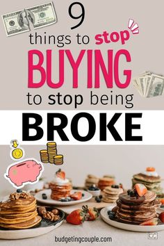 Things to Stop Buying: money saving tips bi weekly pay bills, save money bi weekly, money saving techniques biweekly Saving Money Jars, Saving Money Fast, Saving Methods, Saving Money Diy, Frugal Habits, Saving Money Frugal Living, Money Saving Methods, Saving Strategies, Money Saving Techniques