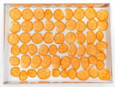 an image of sliced oranges in a box