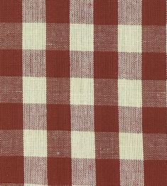 a red and white checkered fabric