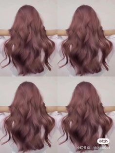 Underlayer Highlights, Dusty Rose Balayage, Brown Rose Hair, Pink Brown Hair Color, Brown Pink Hair, Pinkish Brown Hair, Pink Brown Hair, Rose Brown Hair, Hair Color Names