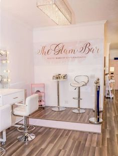 the salon is clean and ready for customers to use