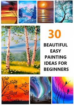 30 beautiful easy painting ideas for beginners