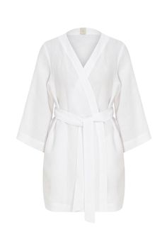 Introducing Rose, a beautifully crafted short classic robe in linen, is perfect for brides seeking a blend of elegance and simplicity. Its lightweight and breathable fabric ensures comfort, providing a graceful silhouette for your special day. 100% Linen Hand sewn Long sleeves Side pockets Self belt Inner tie Pre-washed & Pre-shrunk Made in Türkiye Care InstructionsMachine wash cold on gentle cycle Linen Robe, Rose A, Your Special, Hand Sewn, Special Day, Breathable Fabric, Hand Sewing, Lounge Wear, Long Sleeve