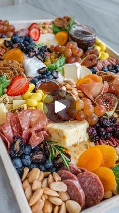 Corrina Cafarelli | The Charcuterie Queen on Instagram: "Back in the kitchen today! Making my Fit for a Queen Board👑

What do you guys think?! This size is great to serve if you are hosting a larger event and want a ton of variety! 

#cheese #charcuterie #charcuterieboard #grazing #explorepage #smallbusinessowner #womanownedbusiness" The Kitchen, Queen, Instagram