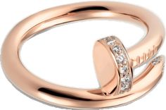 Juste Un Clou Ring, Pink Ring, Rose Gold Diamonds, Gold Set, Brilliant Cut Diamond, Pink Gold, 18k Rose Gold, Rose Gold Ring, Cartier