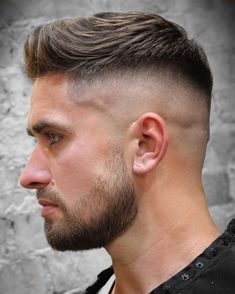 Simple Prom Hair, Stylish Short Haircuts, Cool Mens Haircuts, Mens Fade, Faux Hawk