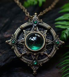 Magic Accessories Jewelry, Necklace Fantasy Art, Magic Amulet, Amulet Concept Art, Fantasy Necklace Concept Art, Dnd Magic Necklace, Amulet Fantasy Art, Rittik Designs Amulets, Fantasy Amulet Concept