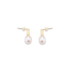 Discover celestial beauty with our Moon Pearl Studs in Gold Vermeil. Hanging like a shimmering crescent moon, they add a touch of timeless charm to your style. Embrace the radiance of these uniquely sophisticated earrings. Gold Celestial Earrings For Formal Occasions, Elegant Crescent Earrings For Gift, Elegant Crescent Earrings For Formal Occasions, Elegant Crescent Earrings For Formal Events, Elegant Crescent Jewelry With Matching Earrings, Elegant Crescent-shaped Matching Earrings Jewelry, Elegant Formal Jewelry With Moon Charm, Elegant White Crescent Earrings, Elegant Crescent Wedding Earrings