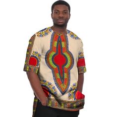 African Clothes Fashion Men Dashiki T-Shirt Boho Print Tee Tops Short Sleeve Beach Shirts Bazin Riche Casual Blouse Danshiki This item is everything you've dreamed of and more. It feels soft and lightweight, with the right amount of stretch. It's comfortable and flattering for all. Limited Stock! • Available For A Limited Time, Get Yours Today • 100% Quality Guaranteed Plus Fast And Secure Free Shipping Worldwide With Tracking Available • Made Of High Quality Premium Material • Get Your Own Whil Red Half Sleeve Summer T-shirt, Traditional Printed Shirt For Festivals, Multicolor Crew Neck Shirt For Vacation, Traditional Multicolor Printed Shirt, Bohemian Crew Neck Shirt For Vacation, Bohemian Multicolor T-shirt For Vacation, Traditional Crew Neck Top For Festivals, Traditional Printed Tops For Festivals, Red Half Sleeve T-shirt For Summer