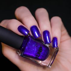 Pinterest Edit, Pet Poems, Ilnp Nail Polish, Boutique Nails, Beautiful Nail Polish, Shimmer Nail Polish, Ongles Nails, Nails Arts, Purple Nail Polish