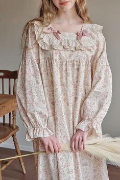 Experience the perfect blend of comfort and style with Ever Lasting's Sweet Lace Ruffle Nightgown Pajama Dress. This cottagecore-inspired dress is made of luxurious beige cotton and features delicate floral ruffles for a touch of femininity. Perfect for a cozy night in or a stylish addition to your loungewear collection. Elevate your relaxation game with this must-have piece. Features: Ultra Soft Cute Ribbon & Ruffle Detailing Relax Fit (slight stretch) Breathable (great for all seasons) Machine Safe Dress Size Reference: S/M: Chest: 39in (98cm), Length: 40 inches (99cm), Sleeve: 21 inches (55cm) XXL/XXXL: Chest: 45in (114cm), Length: 42 inches (107cm), Sleeve: 25 inches (63cm) General Size Guide: Size S/M -> Size 0 - 4 Size M/L-> Size 4 - 8 Size L/XL -> Size 8 - 12 Size XL/XXL -> Size 12 Cotton Night Dress, Stylish Bedding, Sleepwear Dress, Pajama Dress, Stylish Beds, Square Neck Dress, Nightgowns For Women, Dress Cream, Loungewear Sets