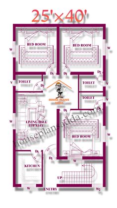 Floor plan 1200sq Ft House Plans, Smart House Plans, Floor Plans House, Autocad Tutorial, Three Bedroom House Plan, Indian House Plans