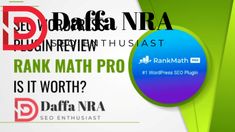 an image of a green and white background with the words rank math pro is it worth?