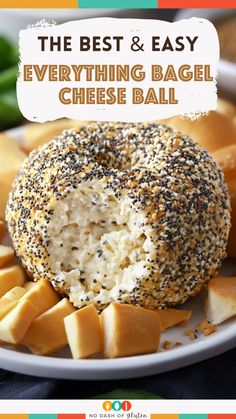 Everything Bagel Cheese Ball Cheese Ball Everything Bagel, Everything Cheese Ball Recipes, Everything But The Bagel Recipes, Bruschetta Cheese Ball Recipe, Bagel Tray Ideas, Everything Cheese Ball, Homemade Cheese Ball Recipes, Italian Cheese Ball, Everything Bagel Cheeseball