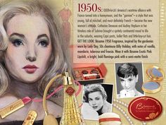 Decade Makeup, 50s Beauty, American Nostalgia, Historical Makeup, 1950s Makeup, 1950s Costume, Makeup History, Besame Cosmetics, Retro Makeup