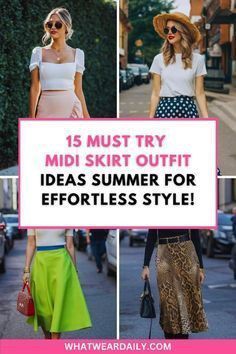 Midi Skirt Outfit Classy, Striped Midi Skirt Outfit, Skirt Outfit Ideas Summer, Skirt Outfit Elegant, Skirt Outfits Dressy, Midi Skirt Outfit Ideas, Denim Midi Skirt Outfit, Metallic Midi Skirt, Skirt Outfit Ideas