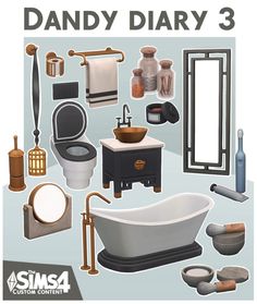 an image of a bathroom with various items in it