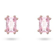 Find SWAROVSKI Chroma Stud Earrings on Editorialist. With an innovative three-dimensional backing, these reversible stud earrings are beautifully versatile. Large drop-cut crystals in a gold-tone plated setting contrast with smaller stones in a playful color combination. Go for bold and stack them with other pieces from the Chroma family. Pink Cushion, Pink Stud Earrings, Pink Watch, Pink Studs, Pink Cushions, Pink Swarovski, Crystal Stud Earrings, Swarovski Earrings, Swarovski Jewelry