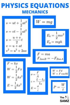 an image of physics calculations for mechanics