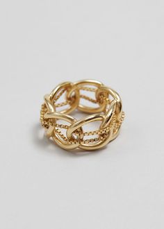 Delicate Chain Ring - Gold - & Other Stories WW Stacked Jewelry, Delicate Chain, Timeless Jewelry, Girly Jewelry