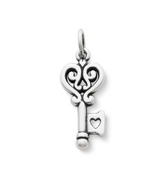 From James Avery, this key is lovingly detailed with a heart-shaped base, featuring an elegant scroll pattern design that evokes feelings of endless love.   Sterling silver approx. 0.81" length Made in USA.Due to the personalized nature of James Avery bracelets, we are unable to attach charms and customize your design at dillards.com. Please visit the nearest James Avery store or the James Avery counter at select Dillard' Scroll Pattern Design, James Avery Charm Bracelet, James Avery Bracelet, James Avery Charms, James Avery Jewelry, Charms For Bracelets, Jewelry Advice, James Avery, Key To My Heart