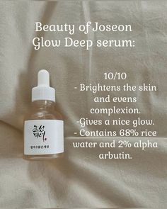 I love the Beauty of Joseon Glow Deep serum to reduce uneven skin tone and brighten the skin! Use the code EVA9876 to get a discount! #oliveyoungaffiliate #korean #skincare #brighten #acne #blemishes #rice #beautyofjoseon #serum #dullskin Beauty Of Joseon Serums, Beauty Of Joseon Glow Serum, Joseon Glow Serum, Glow Deep Serum, Korean Skin Care Products, Beauty Of Joseon, Olive Young, Acne Problem