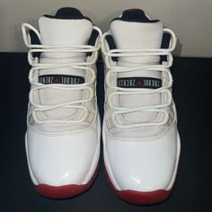 2012 Air Jordan 11 Retro Low ‘Cherry Bottom’ Jordan 11 Retro Low Cherry, Air Jordan 11 Retro, Jordan 11 Retro Low, Jordan 11 Retro, Air Jordan 11, Womens Jordans, Jordan Shoes, Womens Shoes Sneakers, Air Jordans