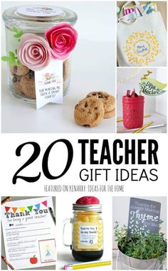 20 teacher gift ideas that are perfect for teachers to give in their classroom or home