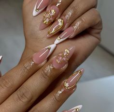 Almond Acrylic Nails Designs, Almond Acrylic Nails, Birthday Nails, Best Acrylic Nails, Long Acrylic Nails, Love Nails, Acrylic Nail Designs