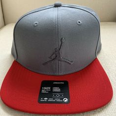 Jordan Jumpman Pro Snapback Cap Brand New With Tags Step Out In Legendary Style With The Jordan Jumpman Pro Snapback Cap. Premium Fabric Construction Offers A Premium, Wool-Like Feel. Embroidered Jumpman Design Trademark. Dri-Fit Technology Helps You Stay Dry And Cool. Snapback Closure Allows A Snug Fit. Ships In A Hat Box! Red Snapback Hat For Sports With Flat Bill, Red Snapback Baseball Cap For Sports, Red Snapback Hat For Sports, Gray Snapback Hat For Sports Events, Red Sporty Snapback Hat With Flat Bill, Sporty Adjustable Red Fitted Hat, Sporty Red Adjustable Fitted Hat, Adjustable Red Sporty Fitted Hat, Adjustable Sporty Red Fitted Hat