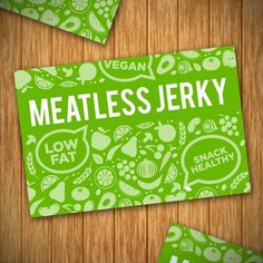 Design a grocery store sign for Meatless Jerky! Signage contest #Sponsored design#signage#contest#steven Grocery Store Sign, Low Fat Snacks, Store Signage, Store Sign, Custom Signage, Store Signs, Jerky, Grocery Store, Healthy Snacks