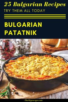 a casserole dish with the title 25 hungarian recipes try them all today