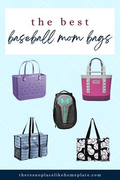 the best baseball mom bags for all ages and abilities tote, diaper bag, purse or book bag