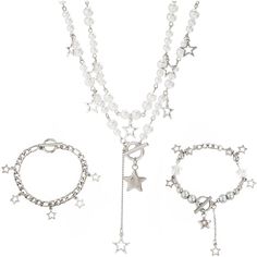 PRICES MAY VARY. ✨Y2K Necklace✨This necklace set is made of high-quality alloy, which is lead-free, nickel-free and hypoallergenic, safe for daily wear. Necklaces match with a tiny extender to adjust length from 13.8 inches to 16.5 inches (fit thin neck). ✨Star Necklace✨The necklace set features a sparkling silver star pendant and a delicate chain, adding a touch of elegance and charm to your outfit. The star pendant is designed to catch the light and sparkle, making you more attractive. ✨Cute N Cute Necklaces Aesthetic, Necklaces Aesthetic, Star Necklaces, Emo Jewelry, Grunge Necklace, Silver Star Necklace, Cute Necklaces, Aesthetic Emo, Necklace Y2k