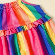 Product Title: Girls Rainbow Striped Printed Sleeveless Dress Kids Wear Keyword Tag: Best Website For Baby Clothes* Soft Feeling & Cozy Comfortable* Package Package Included: 1 Dress* Fabric & Fabric: 95% Polyester, 5% Spandex* Available for Machine Wash as well as TumbleDry* Imported Are you look for a best quality and cheapest dress? Then Girls Rainbow Striped Printed Sleeveless Dress Kids Wear Wholesale is the best one for you! The New style with amazing designs for reflect fashion vibes that Fashion Vibes, Soft Feeling, Girl Rainbow, Best Website, Candy Stripes, Rainbow Stripes, Cheap Dresses, Kids Wear, Dress Fabric