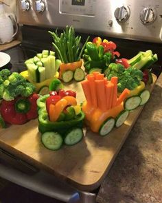 the vegetables are cut up and ready to be put in the oven for baking or cooking