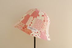 Pink summer hat, pink patchwork sun hat, baby girl summer hat, reversible sun hat, toddler sun hat - Baby Summer Hat, Toddler Sun Hat, Pink Patchwork, Baby Sun Hat, Baby Bonnets, Summer Hat, Pink Summer