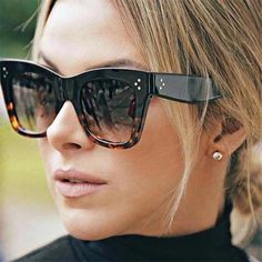 Leah - Embellished Cat Eye Sunglasses 54mm Sunglasses Women Vintage, Sunglasses Women Fashion, Mode Chic, Gradient Sunglasses, Styl Retro