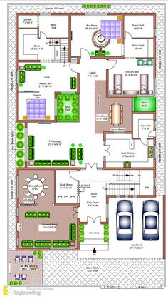 a floor plan for a house with three rooms