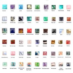 an image of many different colored squares